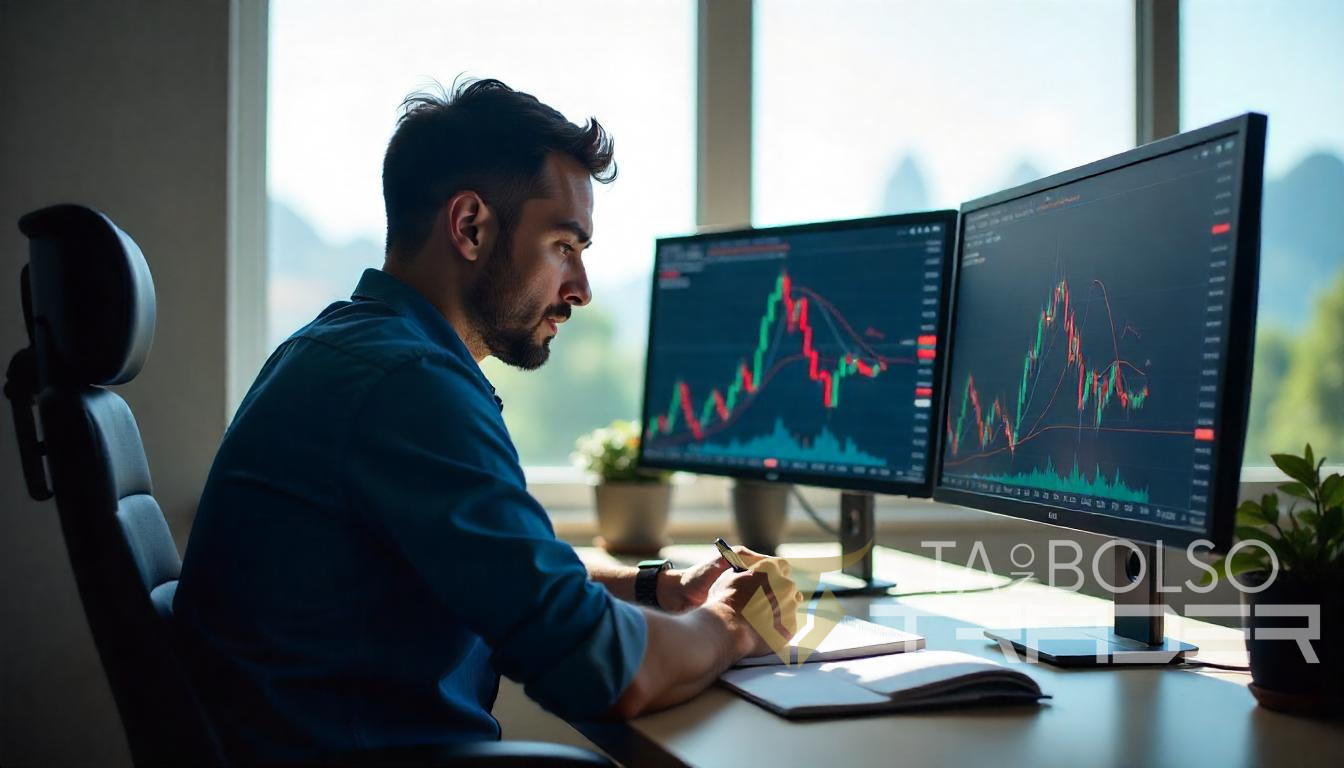 Trader com rotina disciplinada