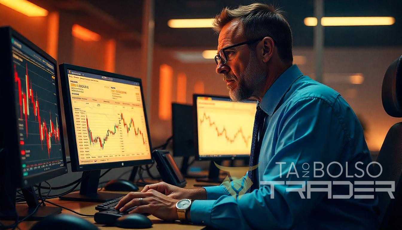Trader gerenciando drawdown