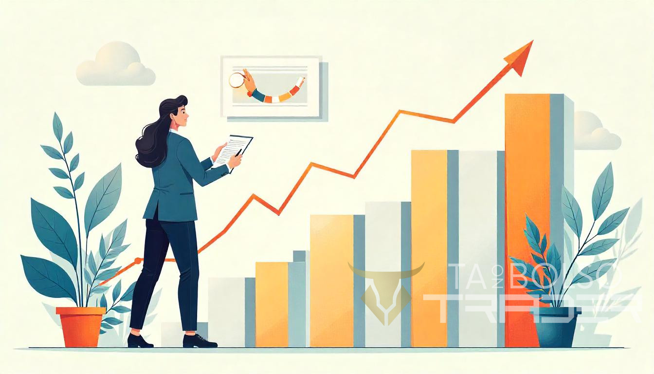 Investidor analisando dividendos