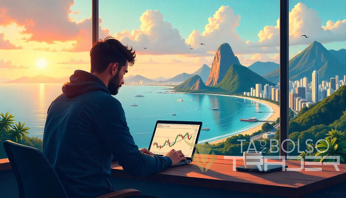 Trader refletindo