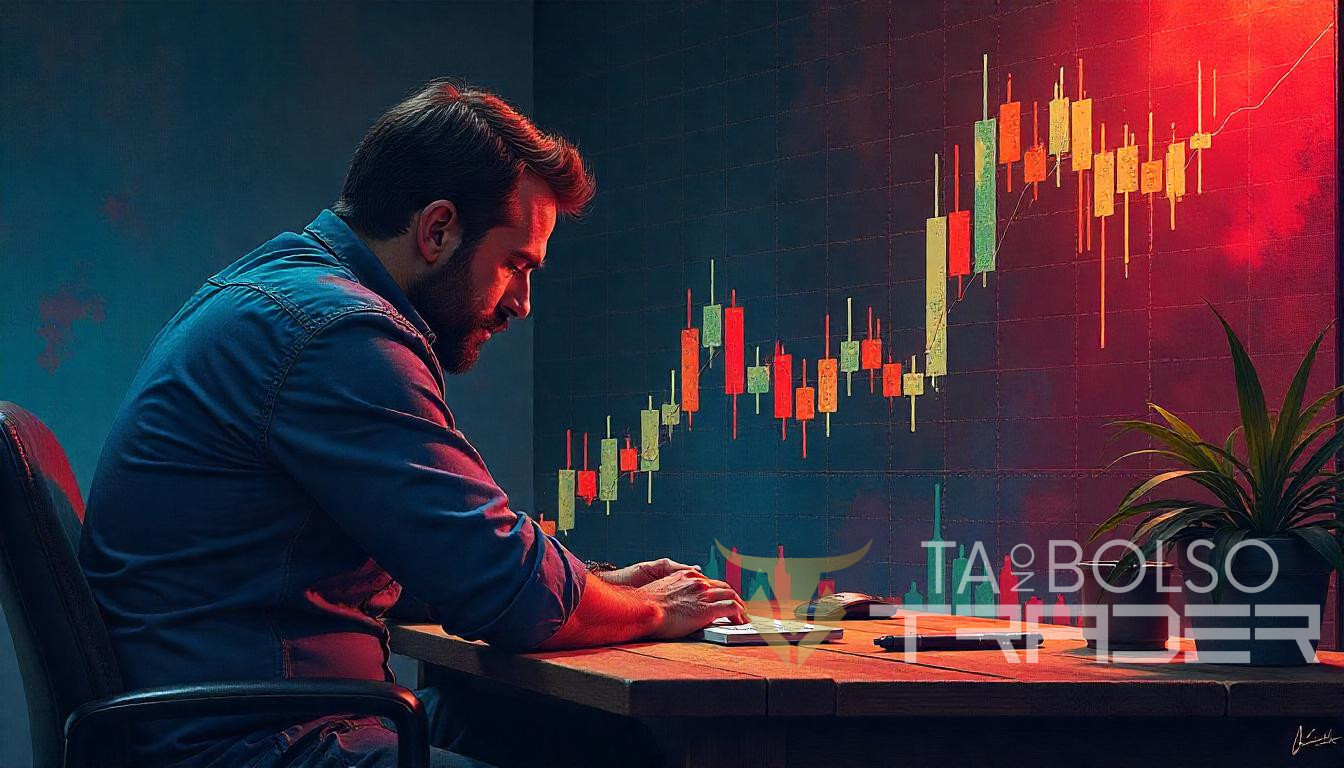 Trader com diário de trading