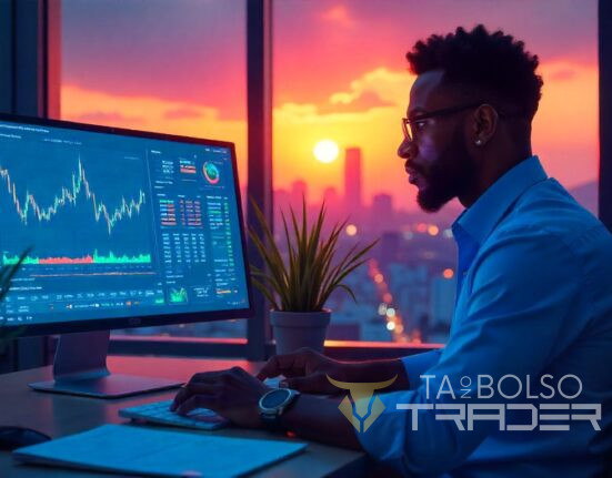 Trader definindo limites